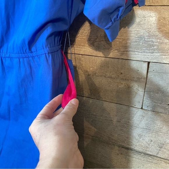 Vintage‎  Jordache women’s blue & fuchsia shirt dress in size 9/10 - Picture 8 of 11